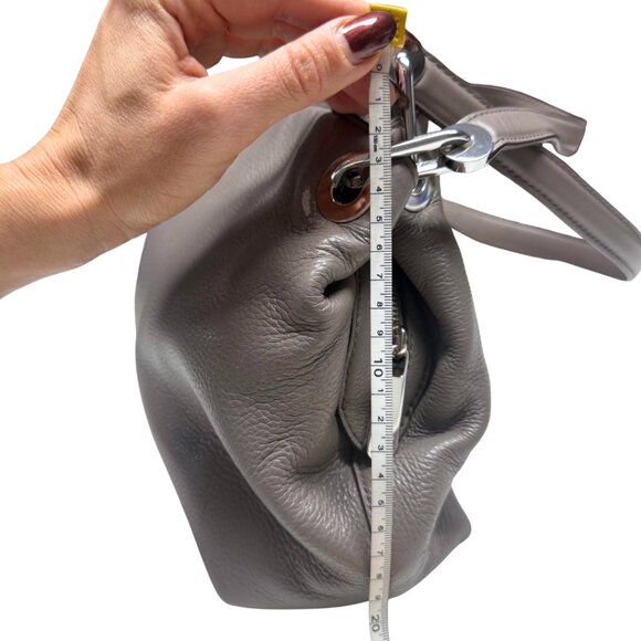 Michael Kors Raven Leather Shoulder Bag โ Grey โ Small / Gently Used - Picture 12 of 15